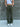 OLIVE GREEN STRAIGHT CARGO JEANS WITH PATCH POCKETS