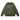 OLIVE GREEN SWEATSHIRT WITH BUTTERFLY PRINT