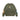 OLIVE GREEN SWEATSHIRT WITH LETTER PATCHES FOR FITNESS GOALS