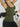 OLIVE GREEN TANK TOP SLIM FIT ROUND NECK