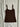 OLIVE GREEN TANK TOP WITH BROWN TRIM ELASTANE FABRIC