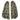 OLIVE STAR PRINT HOODIE Y2K EARLY 2000S