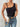 ONE-SHOULDER BODYSUIT IN GREEN - SOLID COLOR ASYMMETRICAL CAMI