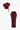 ONE-SHOULDER CROP TOP AND MIDI SKIRT SET FOR SPECIAL OCCASIONS