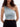 ONE-SHOULDER DRAPED TOP WITH FIGURE-HUGGING DESIGN