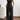 ONE-SHOULDER JUMPSUIT: MIDNIGHT BLACK SOLID COLOR PANTS SET