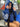 ORANGE HOODED SWEATSHIRT WITH ALPHABET PRINT Y2K STYLE
