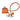 ORANGE ROCKING HORSE HANDBAG AIRPODS CASE