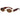 OVAL SUNGLASSES WITH BROWN LENSES AND GOLD FRAMES
