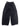 OVERSIZED BLACK DENIM CARGO PANTS - TRENDY BAGGY CARGO STYLE