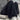 OVERSIZED BLACK DENIM CARGO PANTS - TRENDY BAGGY CARGO STYLE