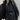 OVERSIZED BLACK FAUX LEATHER JACKET - LOOSE FIT LONGLINE STYLE