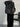 OVERSIZED BLACK FAUX LEATHER JACKET - LOOSE FIT LONGLINE STYLE