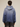 OVERSIZED BLUE HOODED SWEATSHIRT - OVERSIZED BLUE COTTON DESIGN
