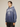 OVERSIZED BLUE HOODED SWEATSHIRT - OVERSIZED BLUE COTTON DESIGN