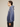 OVERSIZED BLUE HOODED SWEATSHIRT - OVERSIZED BLUE COTTON DESIGN