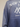 OVERSIZED BLUE HOODED SWEATSHIRT - OVERSIZED BLUE COTTON DESIGN