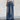 OVERSIZED BLUE JEANS WIDE LEG SILHOUETTE IN COTTON BLEND
