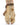 OVERSIZED DISTRESSED FUR-TRIMMED PANTS FOR CASUAL WEAR