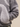 OVERSIZED DROPPED SHOULDER HOODED FLEECE JACKET IN GRAY TONES