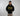 OVERSIZED FIT BLACK HOODIE WITH PRINTED POCKET AND YELLOW TEXT