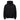 OVERSIZED HOODIE WITH RED TEXT IN BLACK - XS - Sweetheart Supplies