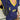 OVERSIZED JERSEY NAVY AND YELLOW RETRO SPORT OVERSIZED PRINT