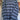 OVERSIZED SWEATSHIRT BLUE STRIPED RETRO STRIPED LOOSE FIT