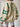 OVERSIZED VARSITY SWEATSHIRT WITH GREEN LETTER GRAPHIC