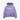 OVERSIZED VIOLET LOOPBACK HOODIE WITH PAINT SPLATTER DESIGN