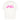 OVERSIZED WEISS T-SHIRT WITH PINK TEXT