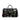 PATCHED DUFFEL BAG BLACK Y2K INSPIRED OXFORD CLOTH