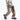 PATCHWORK BAGGY JEANS MID WAIST STRAIGHT LEG LONG PANTS