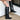 PATENT KNEE-HIGH BOOTS DOUBLE BUCKLE KNEE-HIGH BOOTS