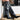 PATENT KNEE-HIGH BOOTS DOUBLE BUCKLE KNEE-HIGH BOOTS