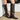 PATENT KNEE-HIGH BOOTS DOUBLE BUCKLE KNEE-HIGH BOOTS