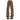 PATTERNED BROWN AND BEIGE JEANS WITH MATCHING PLATFORM SHOES SET