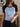 PINK AND BLACK RAGLAN CROP TOP COLOR BLOCK CREW NECK