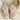 PINK AND CREAM-COLORED SNEAKERS WITH VEGAN LEATHER