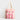 PINK AND CREAM POM POM TOTE BAG FOR CASUAL DAY