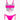 PINK BUTTERFLY-PRINT BIKINI FOR HOLIDAY SWIMWEAR