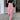 PINK CARGO PANTS WITH BELT FOR WOMEN