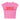PINK CROP TOP WITH RED TEXT FOR WOMEN