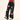 PINK DISTRESSED STAR AND HEART WIDE-LEG JEANS FOR WOMEN