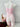 PINK FISHNET BODYSUIT: JACQUARD PATTERN SEMI-SHEER FABRIC