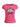 PINK FITTED T-SHIRT IN SOFT COTTON BLEND