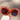 PINK FLORAL CAT EYE GLASSES