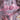 PINK FLORAL LINGERIE SET WITH TWO SHOULDER STRAPS