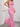 PINK FLORAL SPAGHETTI STRAP DRESS Y2K SLIP