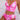 PINK FLORAL TWO-PIECE SWIMSUIT WITH HIGH-QUALITY MATERIALS